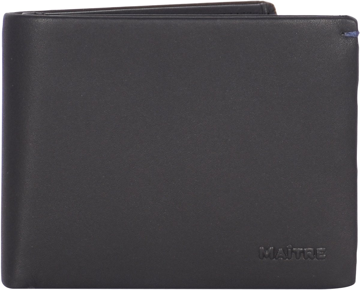 Maître Herrstein Gertram Portemonnee RFID-bescherming Leer 13 cm - Jongens - Horizontaal - black