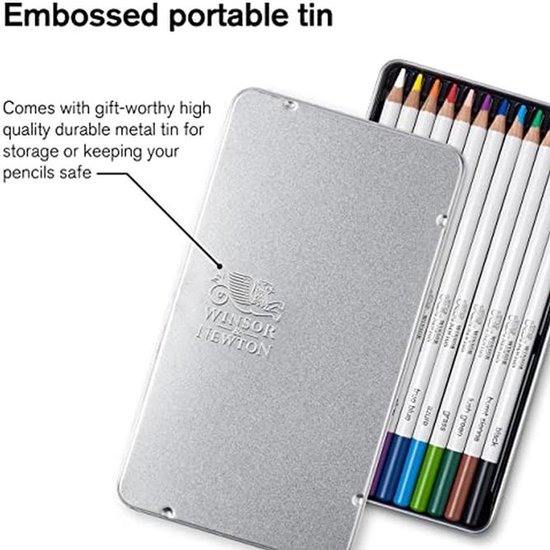 Watercolor Krijt Set - 12 Kleurige Artist Crayons voor Vivid Tekeningen met Hoogwaardige Pigmenten — afbeelding 4