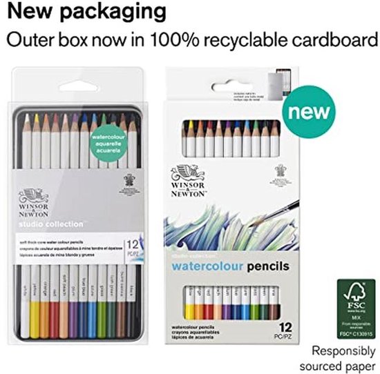 Watercolor Krijt Set - 12 Kleurige Artist Crayons voor Vivid Tekeningen met Hoogwaardige Pigmenten — afbeelding 5