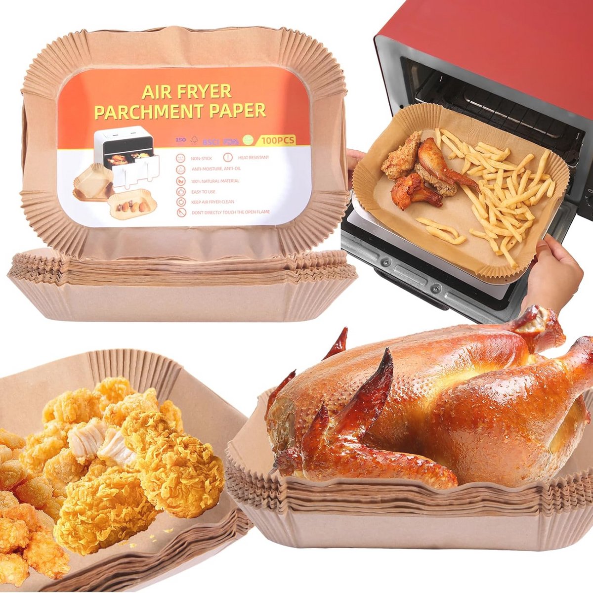 Airfryer papier - Perfect voor gezonde gerechten zonder vet