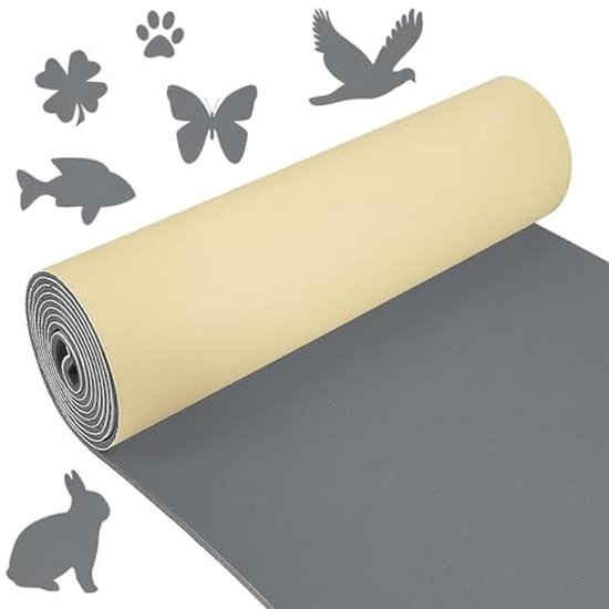 Schuimplaat met zelfklevende strips, 355x255x20 mm