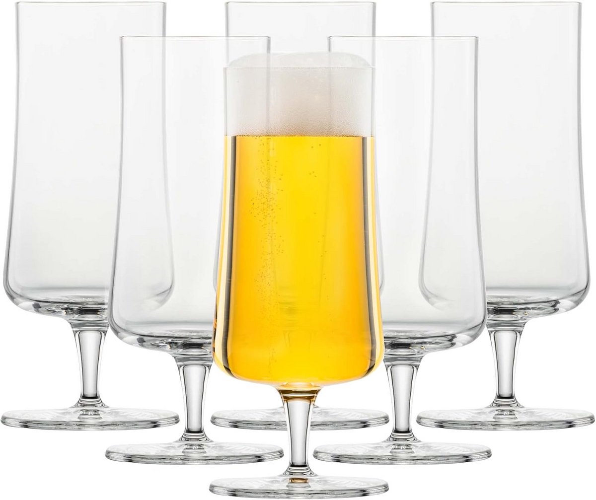 Set van 6 Pilsglazen 0,3L - Vaatwasmachinebestendige Bierglazen in Tritan Kristal