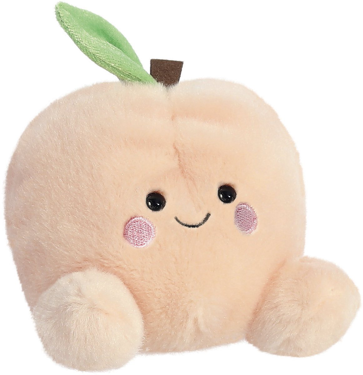 Aurora palm pals perzik knuffel - 13 cm