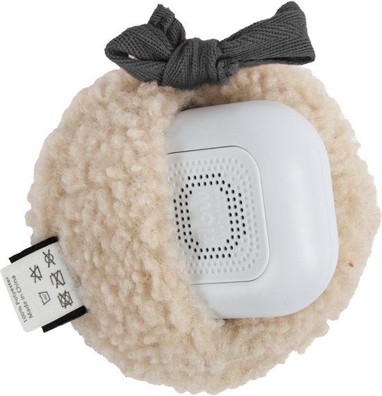 Flow Amsterdam - Comforter on the go Billy (hartjes) - White noise & Hartslag van Flow Amsterdam — afbeelding 5