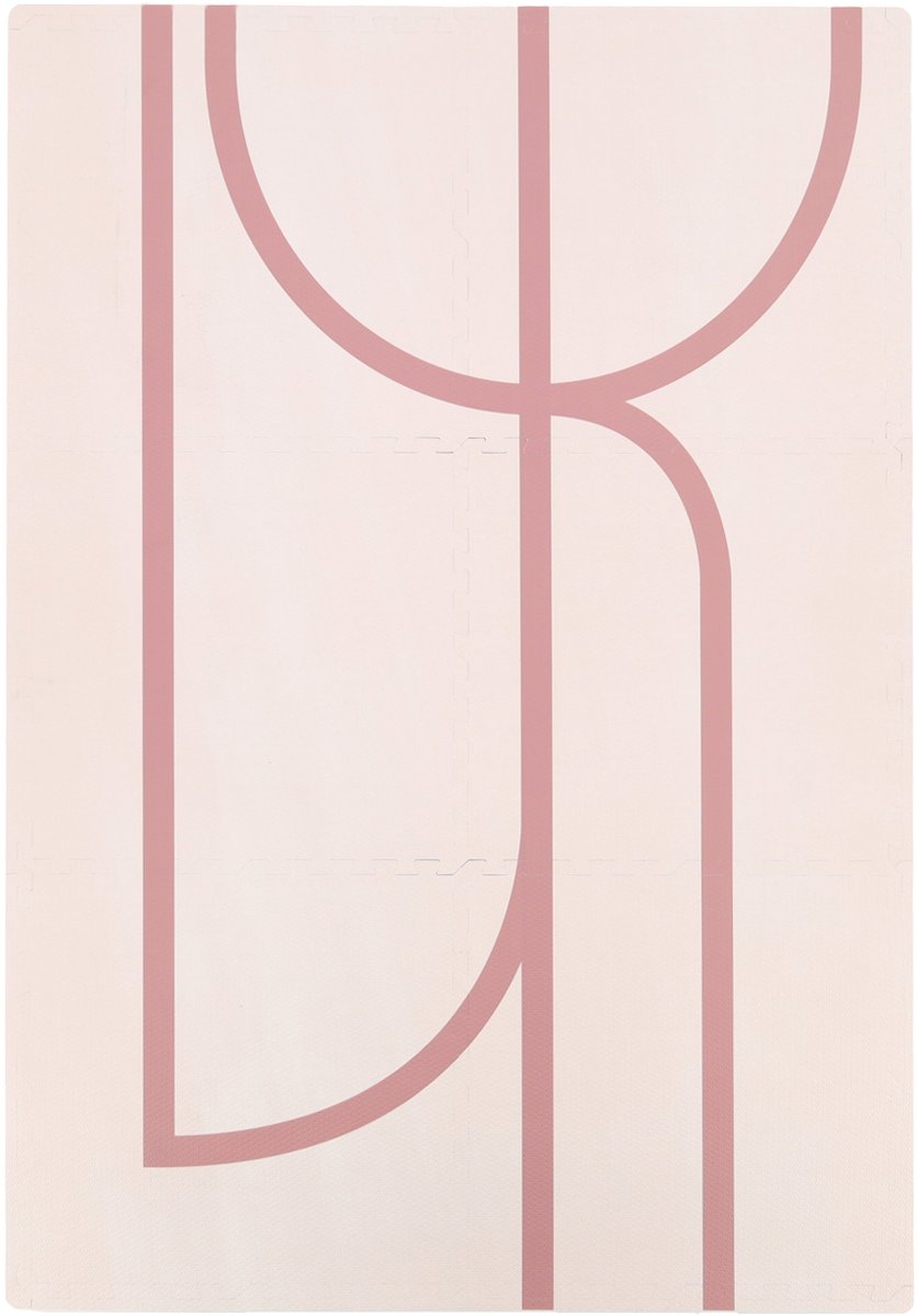 Puck Playmat Lines - Pink Cherry