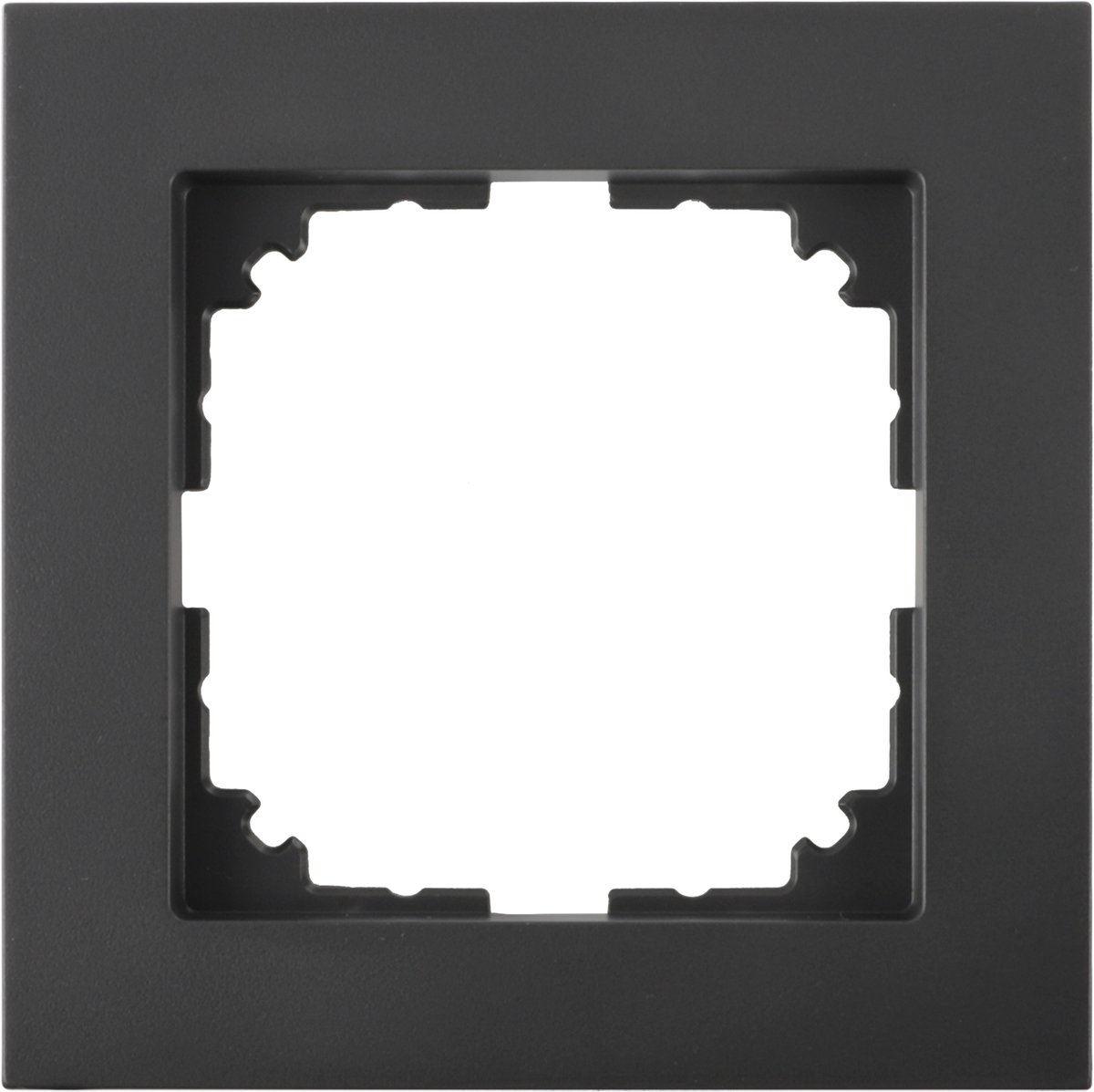 Merten System M Pure afdekraam - inbouw - 1-voudig - antraciet