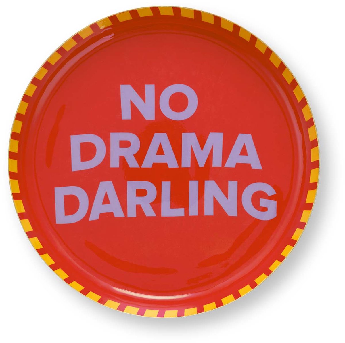 vtwonen Wandbord - Darling - Muurdecoratie van Metaal - Meerkleurig - 20cm