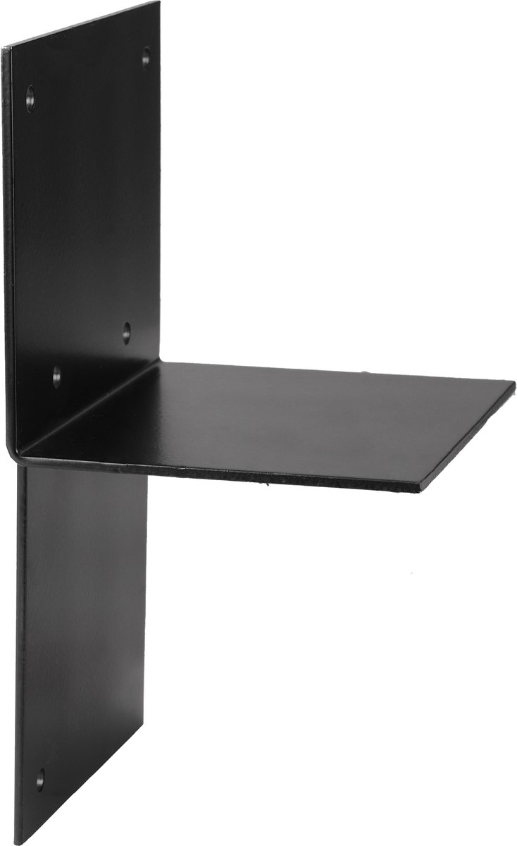 Starx paalverbinder - 3-weg - t-model - open - 120 x 120 mm - zwart