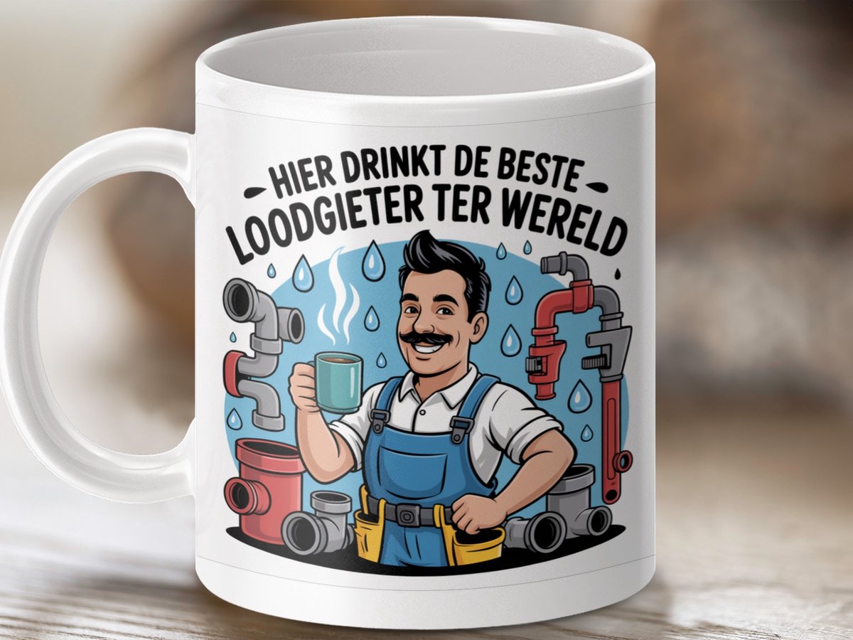 Mok Loodgieter, Grappige Beroepen, Beste Loodgieter, Unieke Mok, Cadeau voor Loodgieter, Koffiemok, Thee Mok, Nieuwigheid Mok