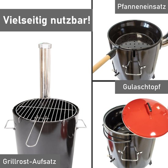 Grote Goulashketel 14 Liter - Raketoven voor Koken zonder Gas of Stroom | Buitenkeuken en Crisisvoorziening — afbeelding 3
