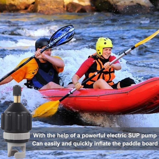 Universele SUP Ventieladapter voor Compressor - Snel Opblazen van Paddleboards, Kajaks en Boten van Universele — afbeelding 3