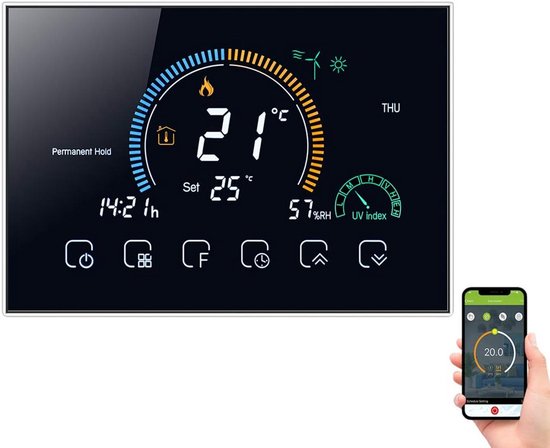voor Tuya Smart Home Thermostaat WiFi-thermostaat voor gasketel