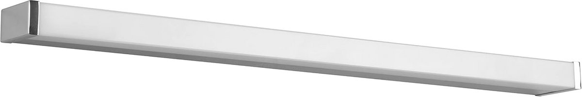 Moderne LED Badkamer Wandlamp Chroom - Inclusief 12W Dim/Niet Dimbaar Licht