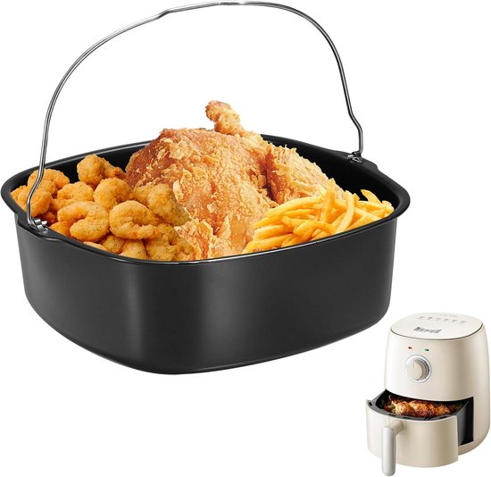 Silicone Airfryer Mat | Vierkante Airfryer Bakvorm | Antiaanbak