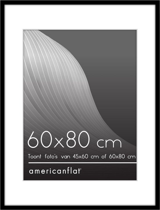Americanflat 20x20 cm Fotolijst met Schokbestendig Glas - Set van 2