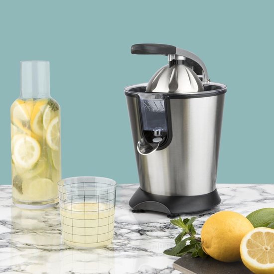 SNJY® Sinaasappelpers - Citruspers Elektrisch - Fruitpers - 160 W - 1L - Zilver van Merkloos — afbeelding 5