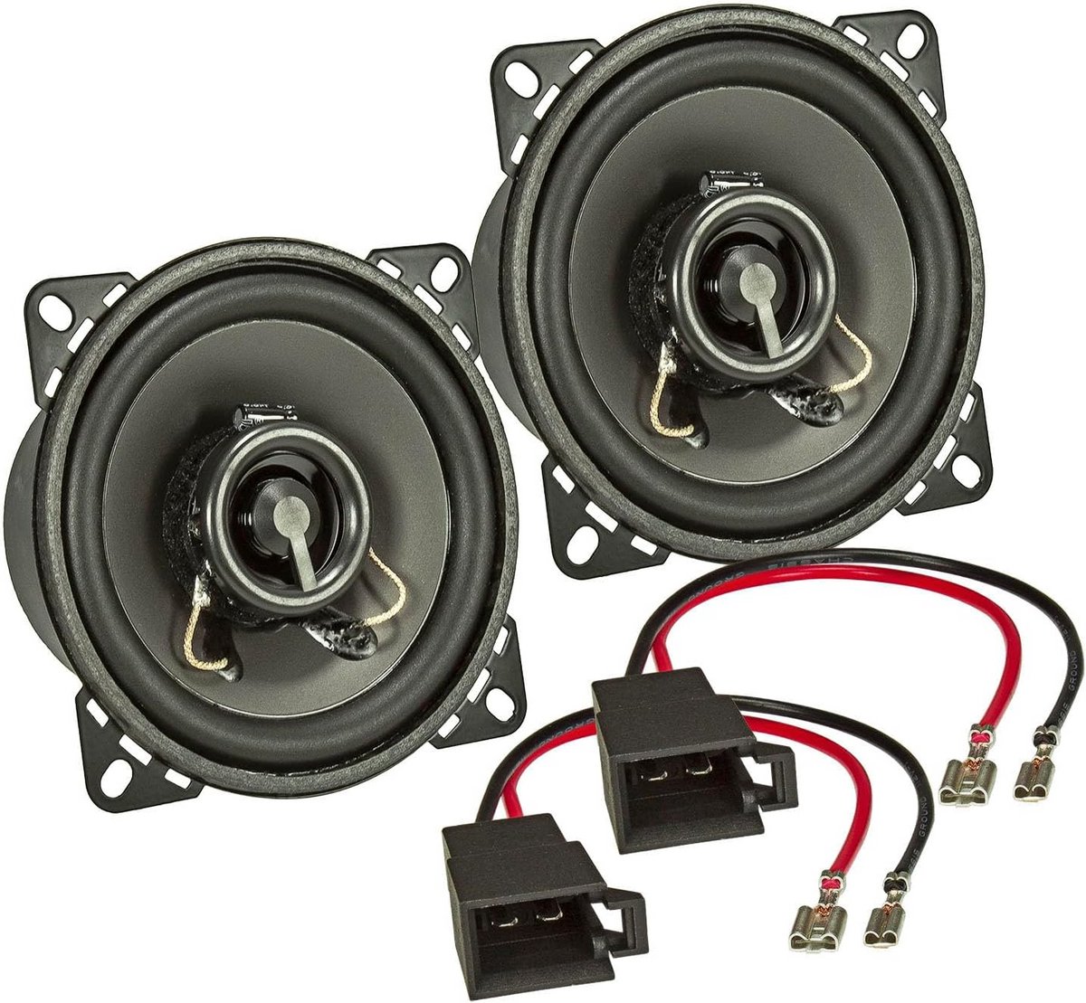 100mm 2-weg Autoluidspreker Set Compatibel met Diverse Auto Modellen