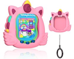 Schokbestendige Siliconen Beschermhoes voor Tamagotchi Uni (2023) met Cartoon Eenhoorn Design