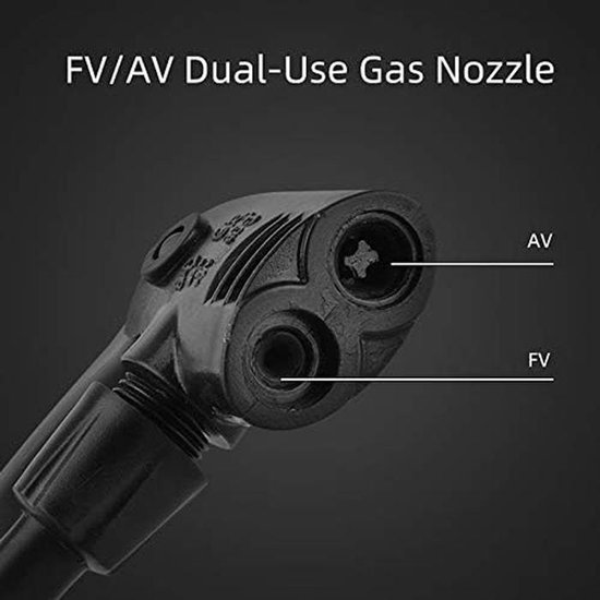 Fietspomp Met Manometer 150 Psi - Stevige Voetpomp Voor Alle Fietsbanden — afbeelding 5