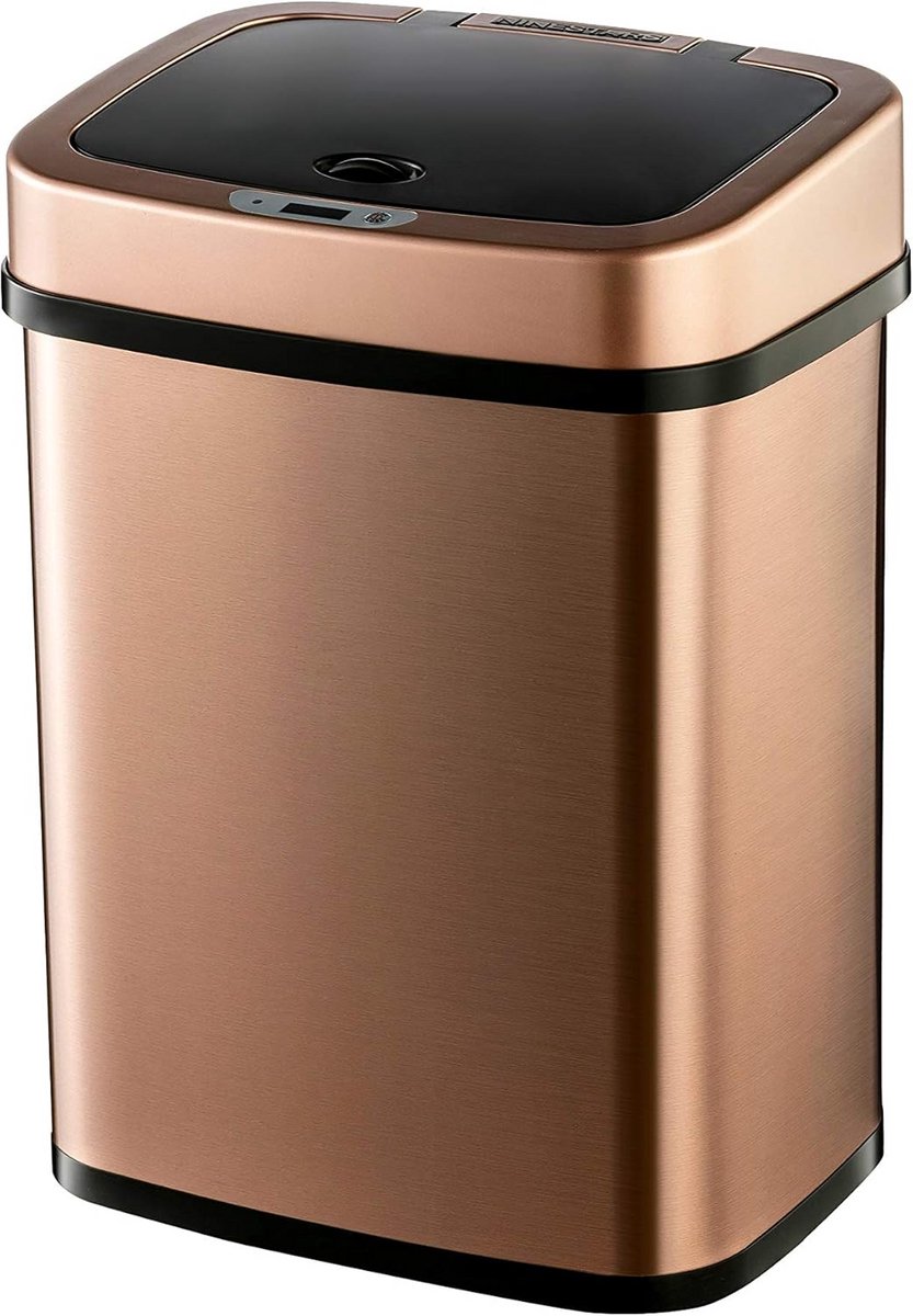 Automatische Keukenprullenbak met Bewegingssensor - 12L RVS Sensor Prullenbak voor Badkamer of Slaapkamer