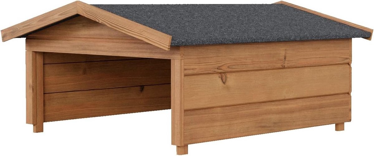 Houten Garage voor Robotmaaier - Weerbestendige Carport - Houten - €360,23