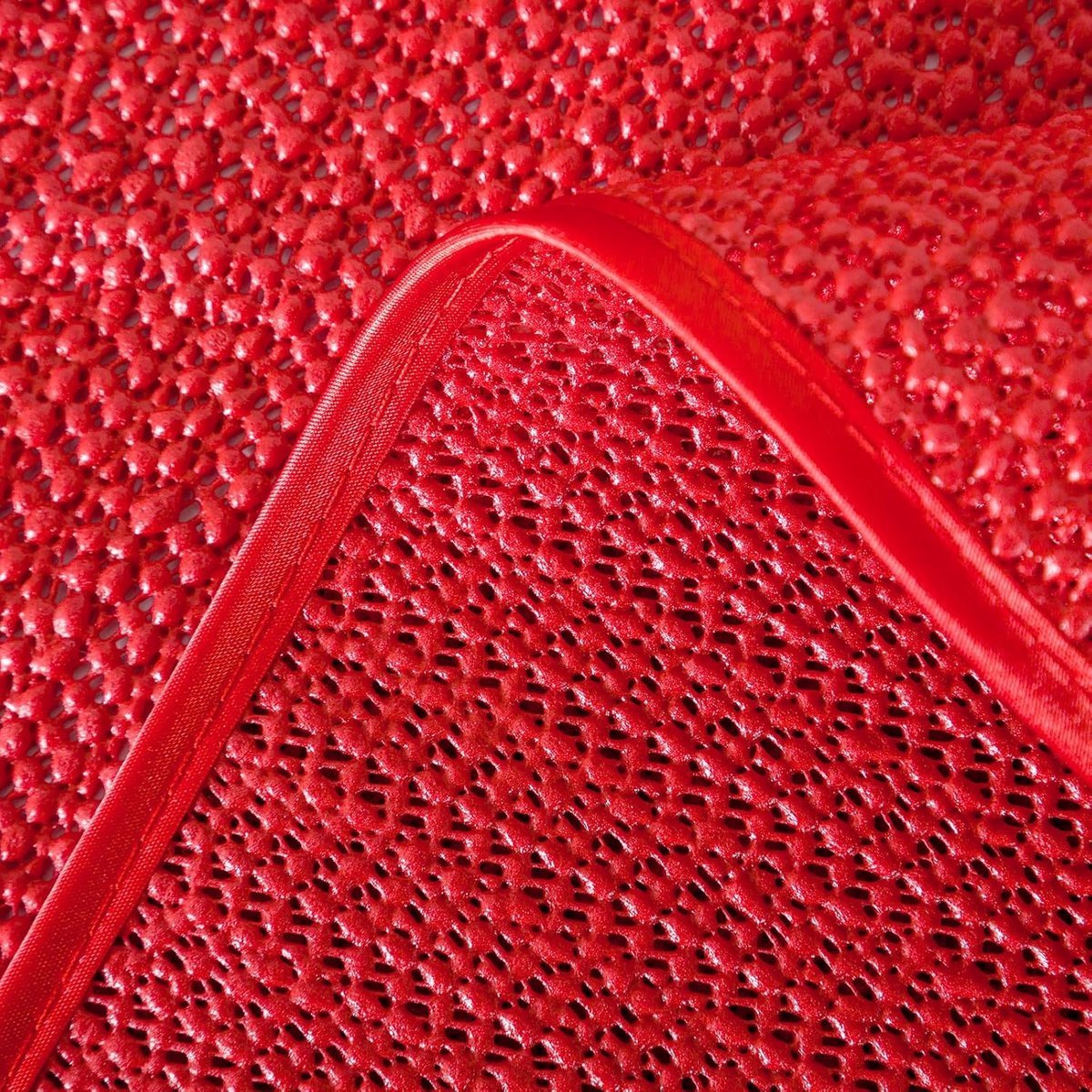Stunq® Tafelkleed voor tuintafel, zacht schuimmateriaal, antislip, weerbestendig, 6 kleuren, rood