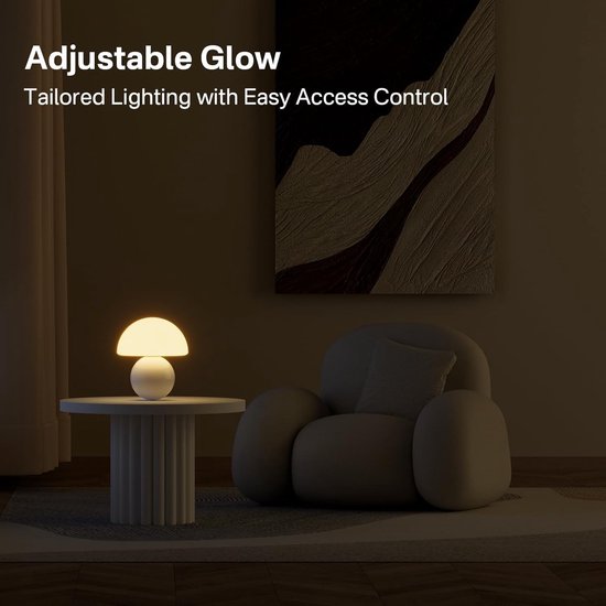 Paddenstoellamp, bloempot-lamp met 3 helderheidsmodi, led-tafellamp, draadloos, tafellamp paddenstoel, tafellamp, draadloos dimbaar, batterijtafellamp oplaadbaar voor slaapkamer, kantoor, restaurants Paddenstoellamp, bloempot-lamp met 3 helderheidsmodi, led-tafellamp, draadloos, tafellamp paddenstoel, tafellamp, draadloos dimbaar, batterijtafellamp oplaadbaar voor slaapkamer, kantoor, restaurants