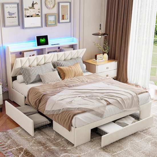 Bed met opbergruimte 140x200 Kopen