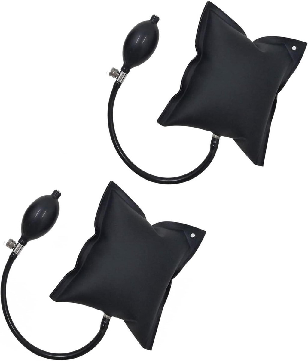 Allecta - 2 stuks montagekussen voor in de auto - Opblaasbare TPU-airbags voor deur- en raamuitlijning