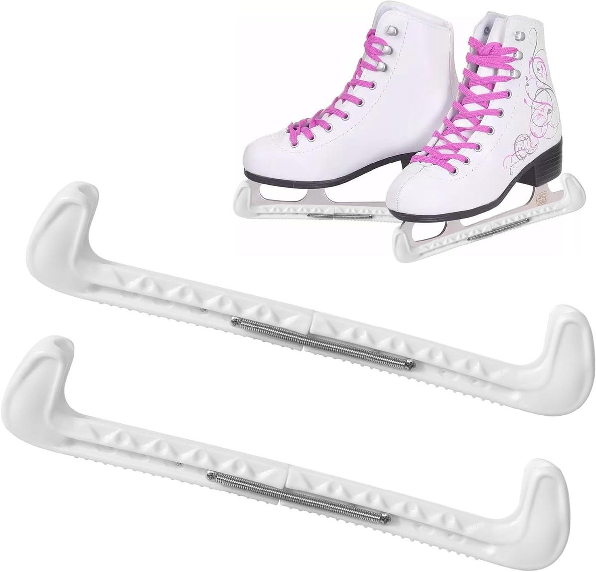 Allecta - Verstelbare Schaatsbeschermer met Veer voor Kunst- en Hockey Schaatsen