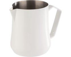 Melk- en universele kan van roestvrij staal - 0,5 liter - Wit-gepoedercoat