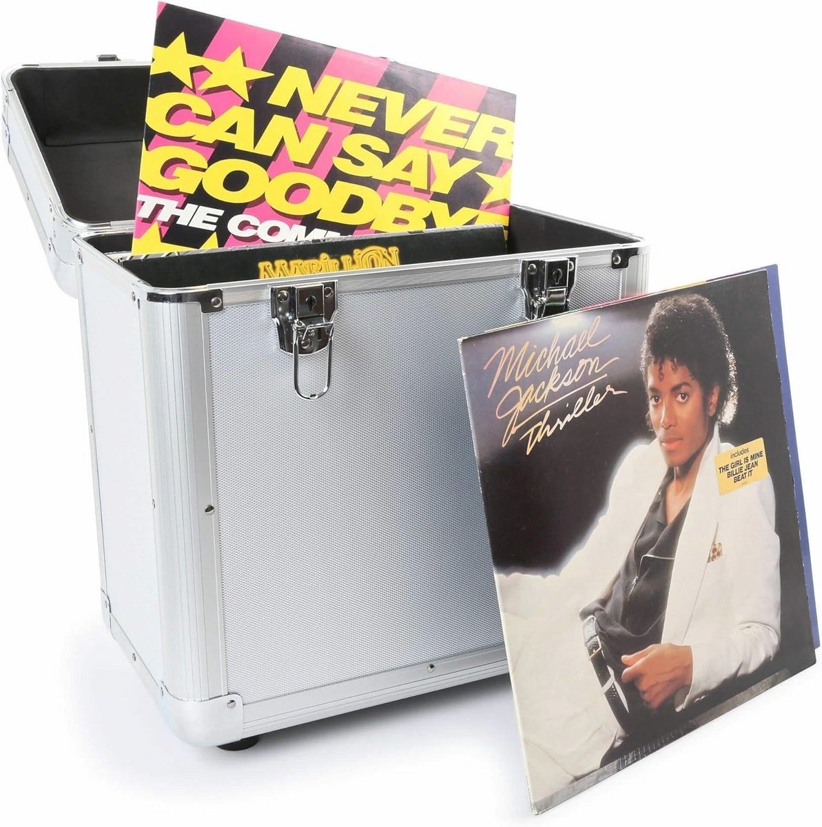 Koffer van vinyl 24 x 35 x 39,5 cm – Zeer robuuste constructie voor mobiele DJ's