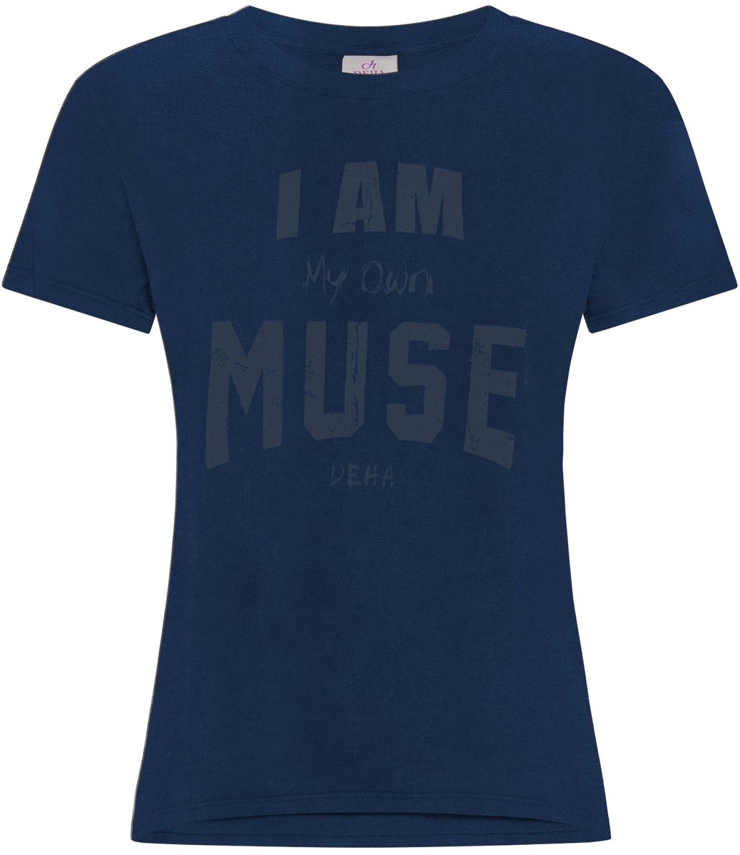 Deha Marbled Graphic T-Shirt - Fashion Wear - Vrouwen