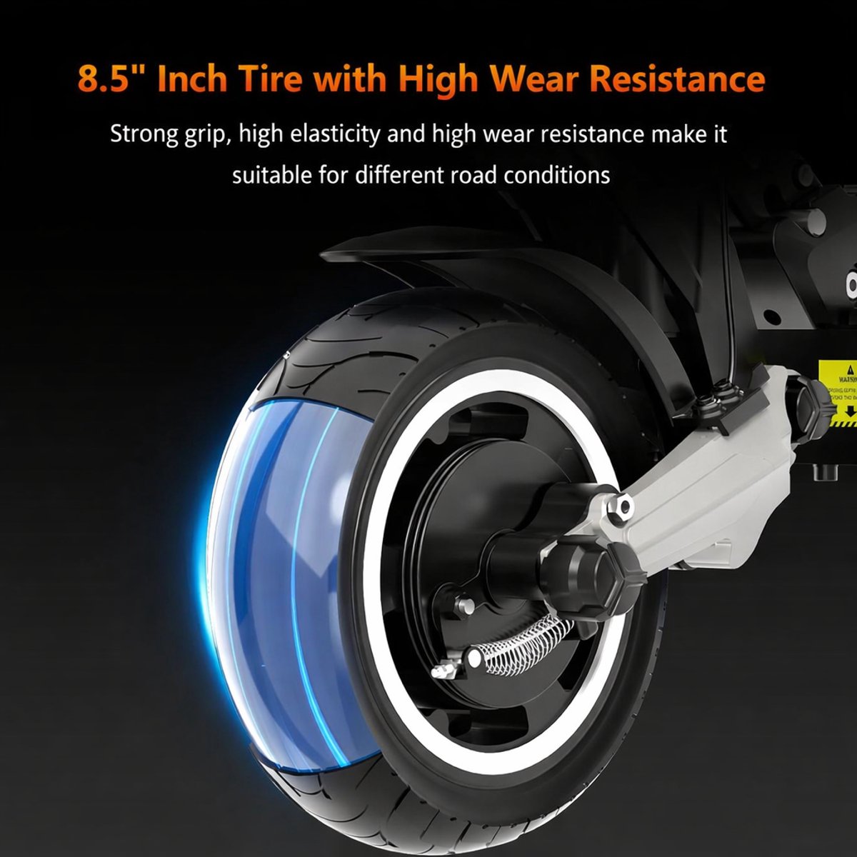 HITWAY H6 Elektrische Step - Opvouwbaar met 60-70 km - afbeelding 3