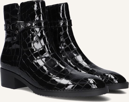 Gabor 511 Enkellaarsjes - Enkelboots met rits - Dames - Zwart - Maat 35
