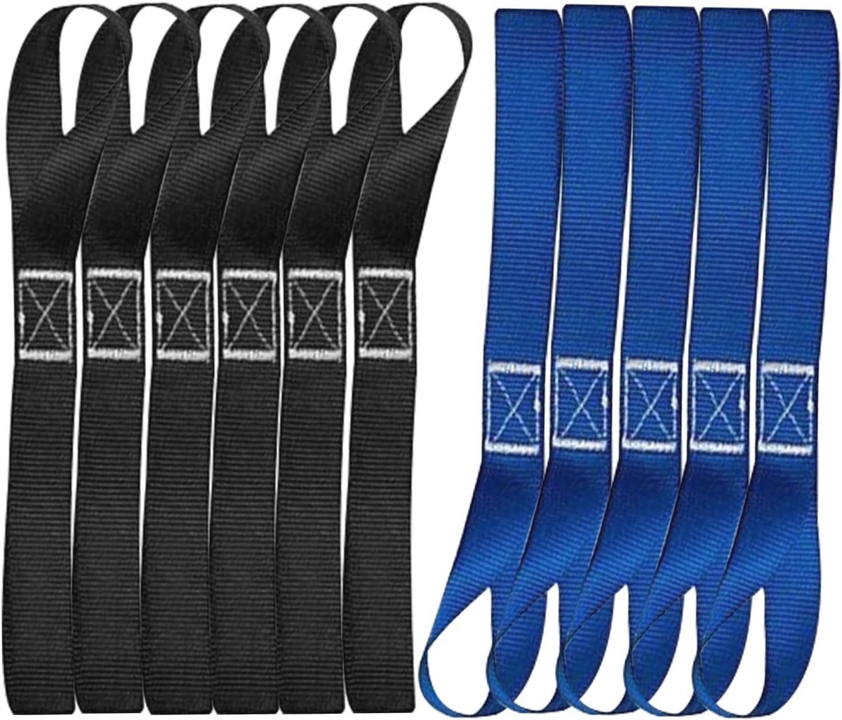 10 Stuks Automatische Spanbanden - Nylon Riemlussen voor Transport en Bevestiging