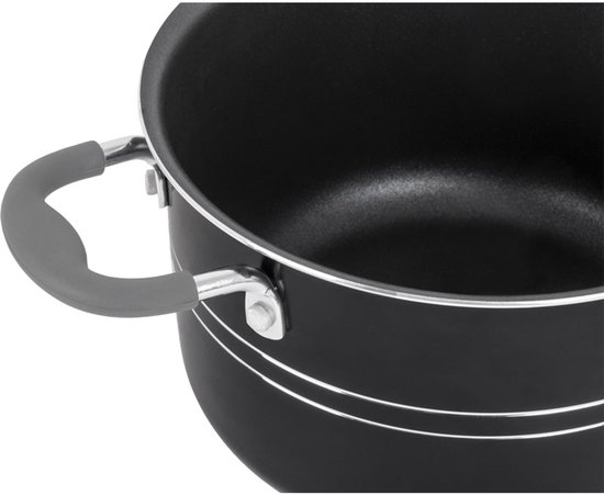 Batterie de cuisine antiadhésive en aluminium Brunner Popote Flavor 7+1 ø 22