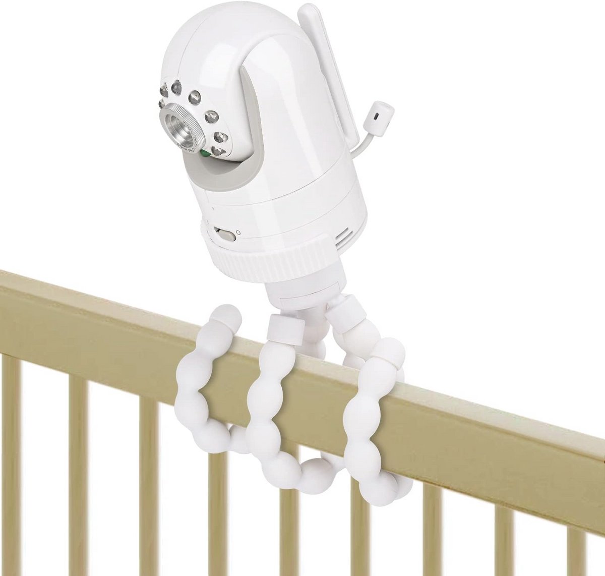 Flexibele babyfoonhouder voor wieg - Compatibel met babycamera's zonder gereedschap