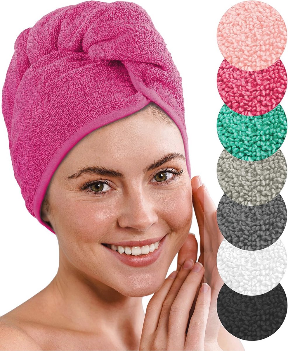 Premium haartulband met knoop van 100% katoen - Sneldrogend en absorberend voor alle haart