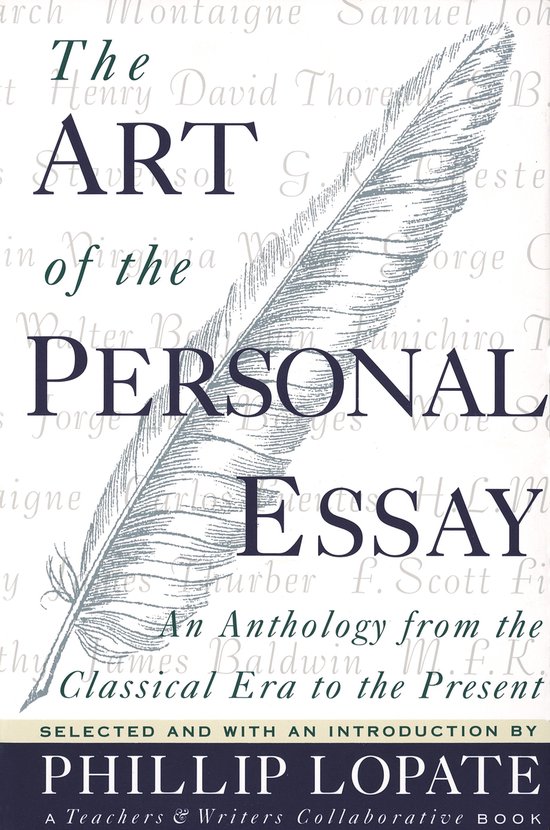 Art Of The Personal Essay - cover