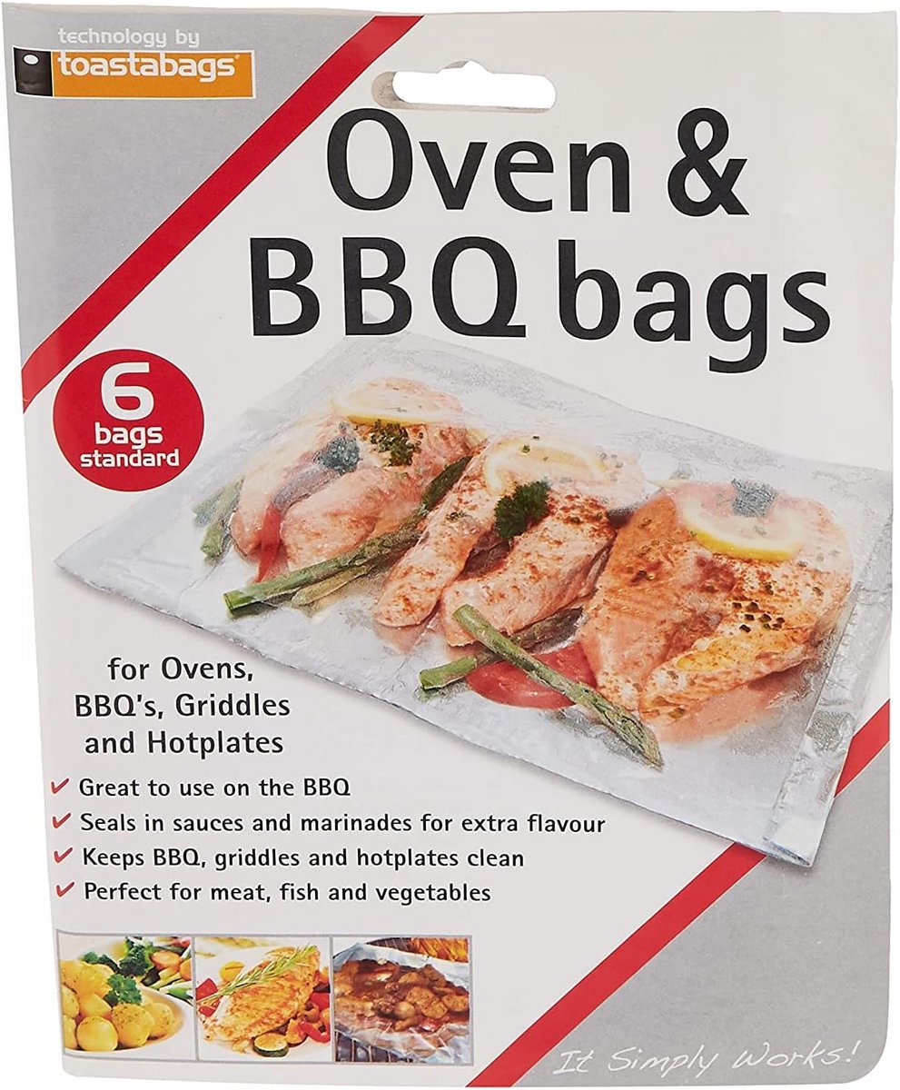 6 Stuks Ovenzakken en Barbecue Tassen voor Gemakkelijk Grillen en Bakken