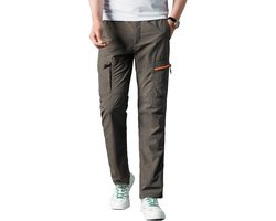 Lichte Sneldrogende Outdoor Cargo Broek Heren - Ademend voor Wandelen, Kamperen en Vissen