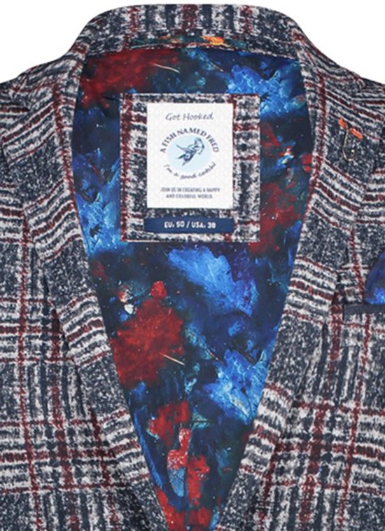 A Fish Named Fred colbert navy met ruiten | bol