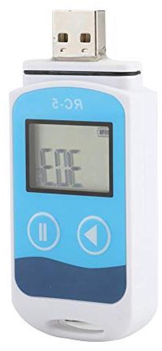 Allecta - Digitale Thermometer voor Temperatuurmeting in het Lab met USB-aansluiting