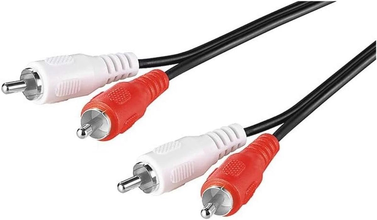 Stereo RCA-kabel 20 meter voor Audio- en Videoverbindingen