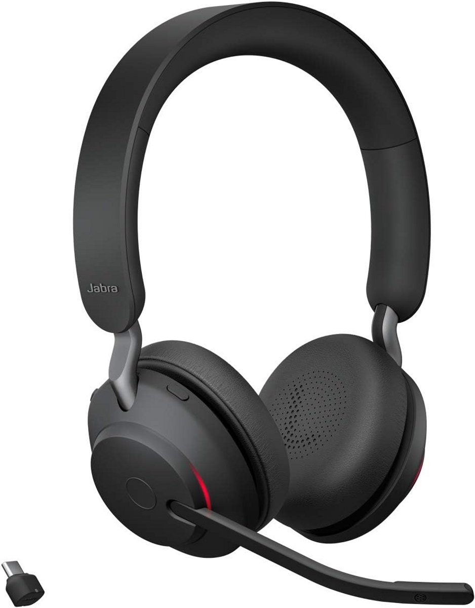 Draadloze Stereo Headset met Noise Cancelling en Lange Batterijduur - UC Gecertificeerd