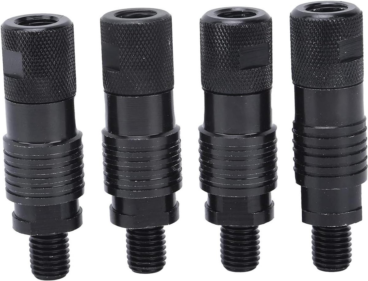 Allecta - 4-delige Snelkoppelingsconnector voor Vissen, Alarmen, Karpervissen en Rod Pod Accessoire