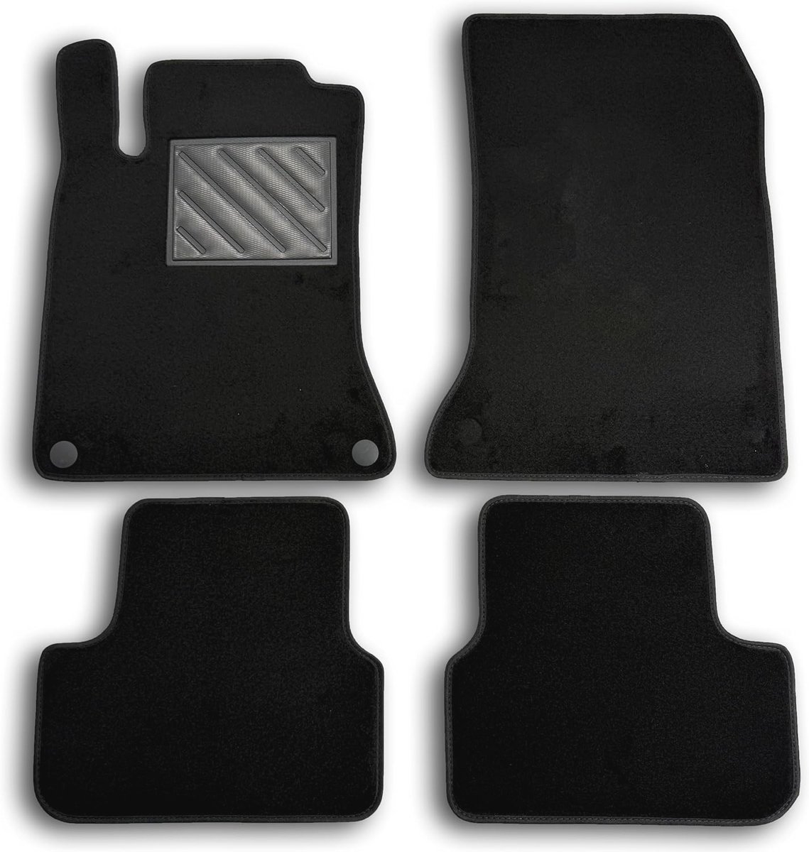 Vloermatten voor auto's met versterkte hielbescherming en antislip grip - Perfecte pasvorm voor CLA en GLA modellen