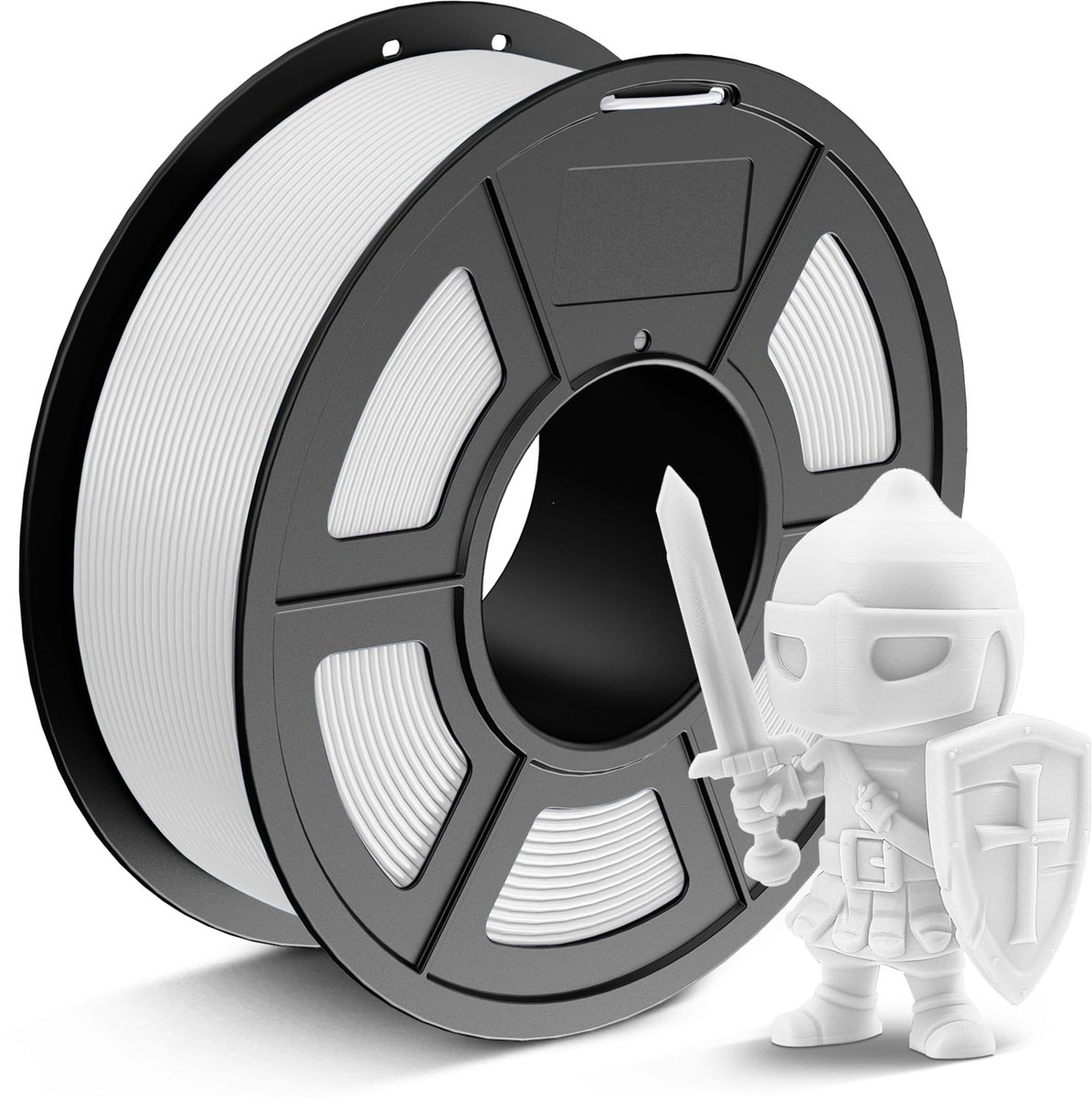 IMPERATORIS® PLA 3D Printer Filament - Printfilament - Eenvoudig Printen - 1.1kg - wit
