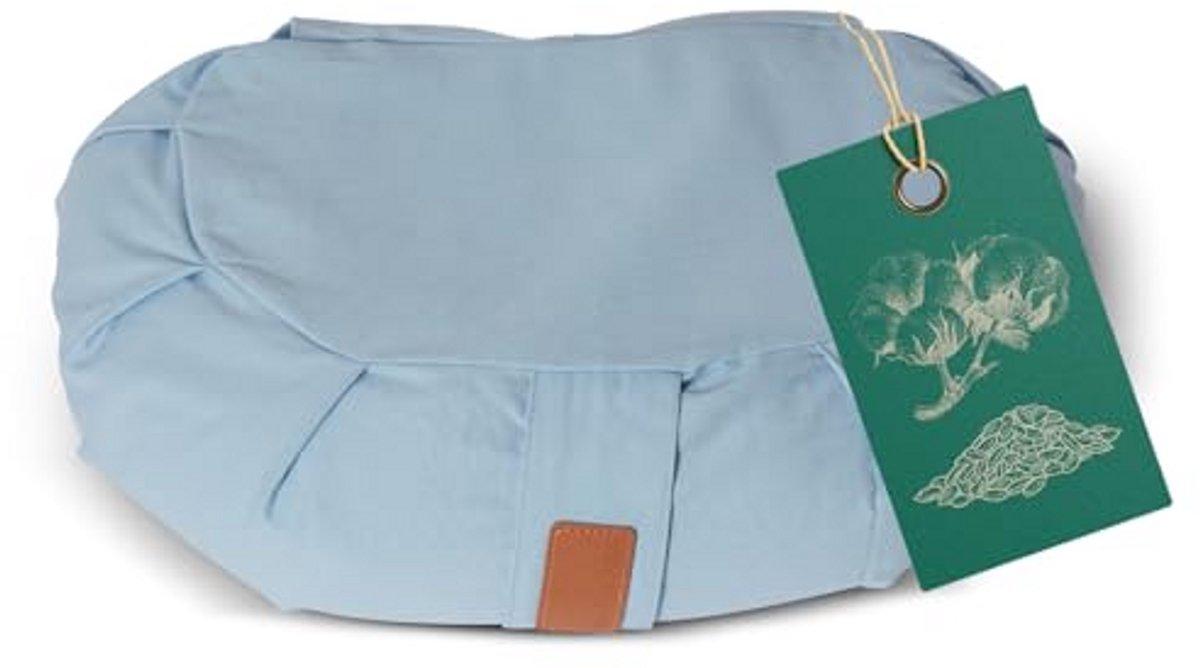 Ergonomisch Yoga Meditatiekussen Halve Maan - 45x30x14 cm - Biologisch Spelt